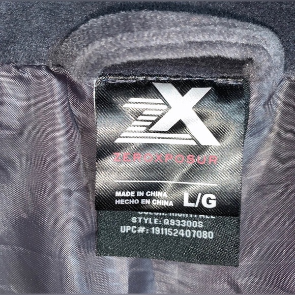 ZEROXPOSUR Dark Gray Large juniors Full Zip Soft Velour Vest Front Pockets NEW - Picture 8 of 12